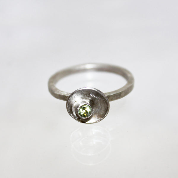 Satellite Ring with Stone