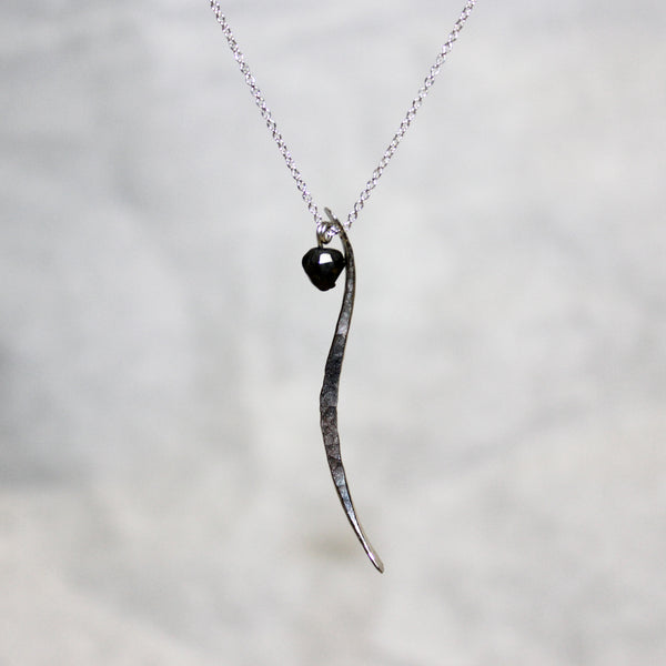 Shooting Star Pendant with Stone