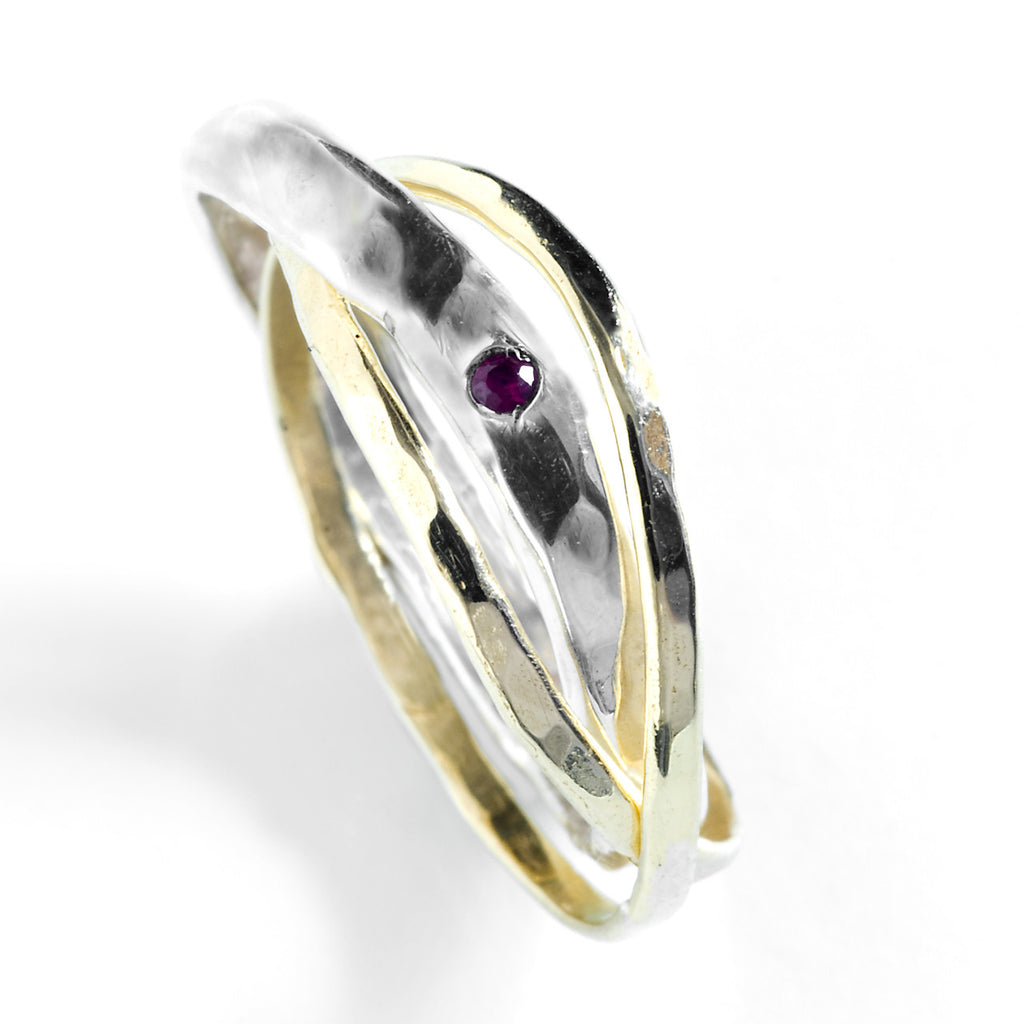 Interconnected Engagement Ring – Rebecca Zemans | Custom Handmade