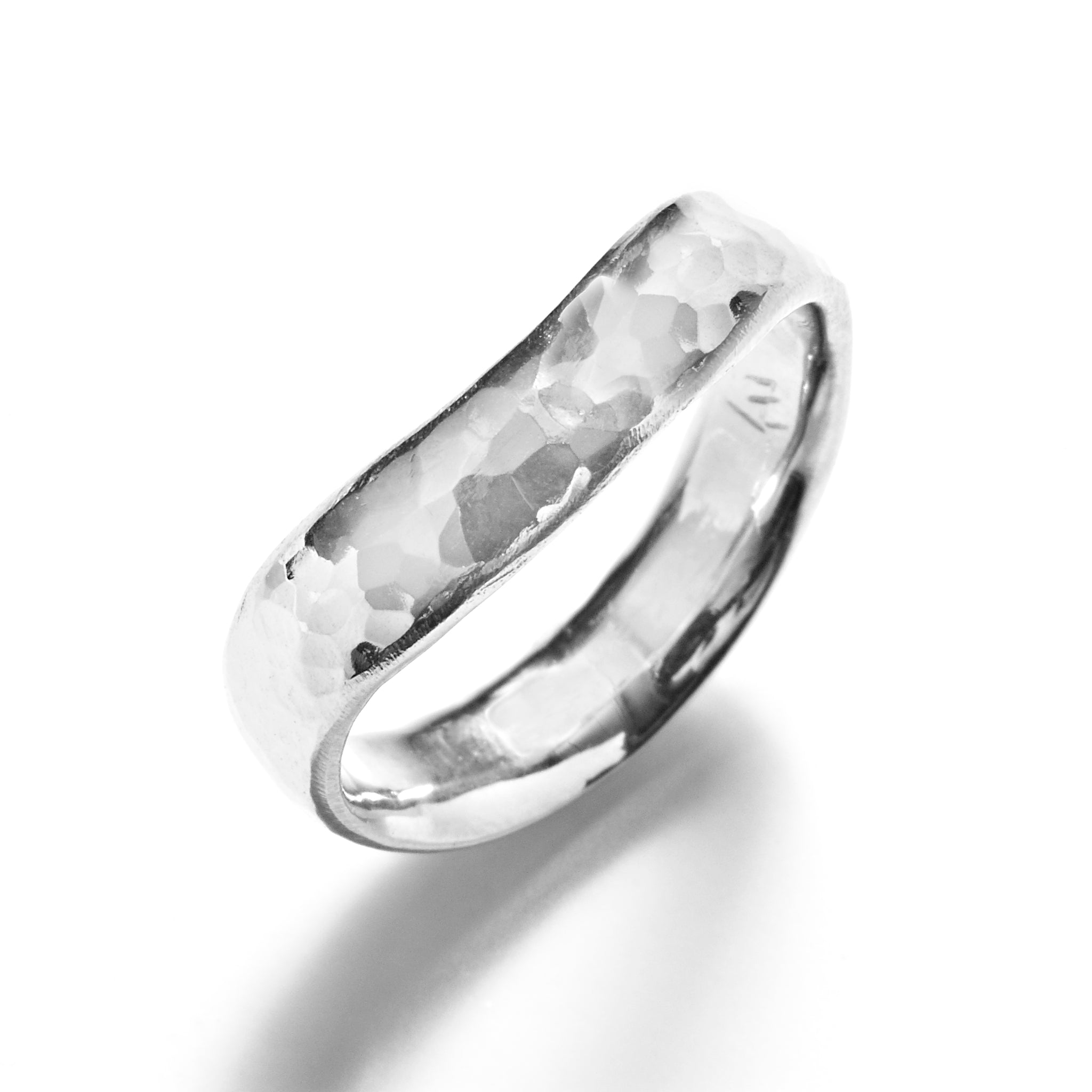 Hammered Wave Ring