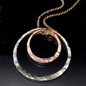 Golden Concentric Necklace